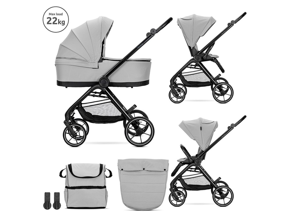 Cochecito Lorelli Venice Gris Duo Hasta 22 kg