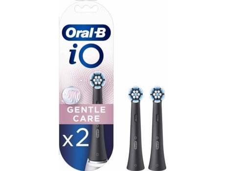 Recambio de Cepillo Eléctrico ORAL B iO Gentle Care Negro (2 unidades)