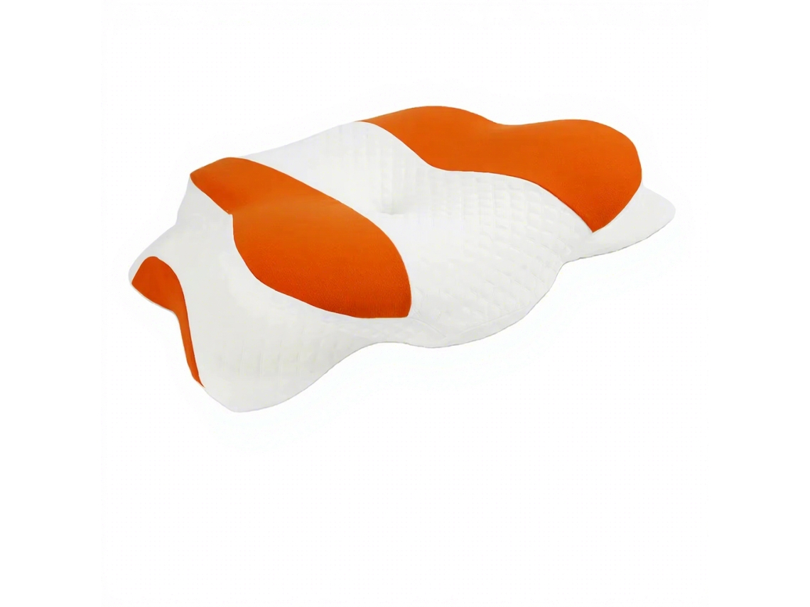 Almohada De Espuma De Memória Mariposa Adulto, Protege Cuello Alta, No Collapsa, Retorno Lento, Almohada Z Memoria - Naranja Brillante