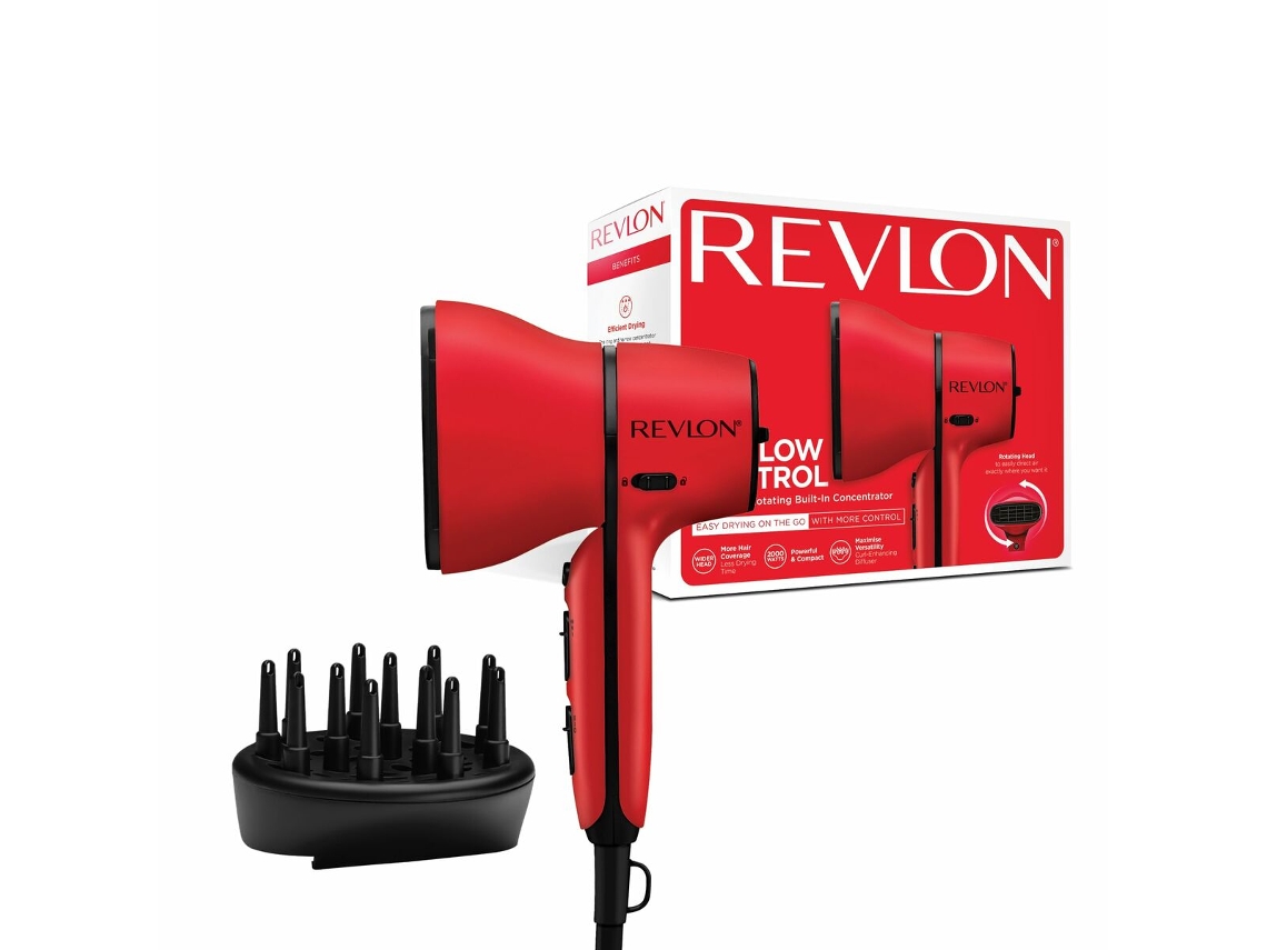 Secador de Pelo REVLON RVDR5320 (Rojo - 2000 W)