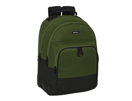 Mochila Escolar SAFTA Dark forest (Negro - Verde - Poliéster 600D)