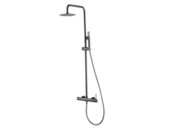 Columna de ducha Extensible, monomando, rociador extraplano Gun Metal MICE COLLECTION