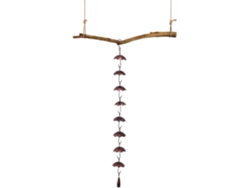 Cadenas De Lluvia – Cadenas Decorativas Para Canalones, Hierro Con Acabado De Cobre Antiguo, Elegante Diseño En Forma