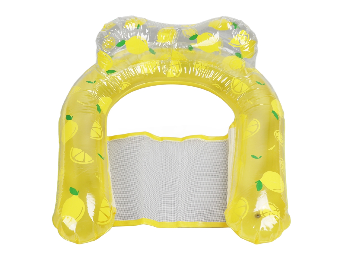 Ats-silla Flotante De Malla En Forma De U Para Piscina Inflable Pvc Exquisita Fiesta Amarilla Para Hombres Y Mujeres