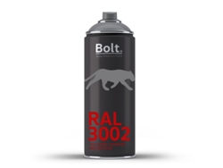 Spray Bolt Premium Acrilico Brillante Ral 400 Ml (Ral 3002 Rojo Carmin)