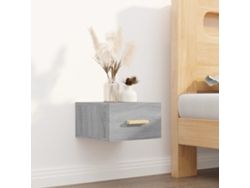 Mesa de Cabeceira LOVELY HOME Mesinha Montagem na Parede Cinzento Sonoma 35X35X20Cm