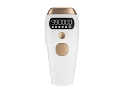 Depiladora de luz pulsada YIZHOOD Uso doméstico 999,990 flashes 5 niveles pantalla LCD eléctrica para mujeres bikinis blanco