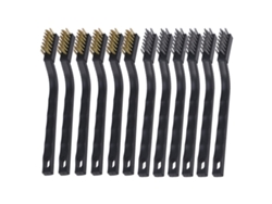 12 Cepillos De Limpieza De Acero Inoxidable Y Cobre Y Mini Cepillos De Dientes
