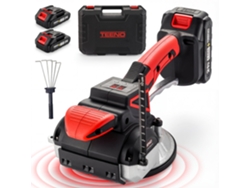 Ventosa Eléctrica Vibratoria Inalámbrica 2 En 1 Para Azulejos 2 Baterías 2x2ah Ajuste De 9 Velocidades Fuerza De Succión De 500 Kg Vibración A 12 000