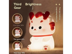 Luz nocturna USB Xiaolong, luz ambiental, lámpara de mesilla, luz para dormir Rosewell