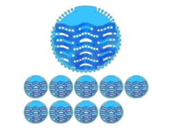 Rebe-10 Pantallas Desodorantes Para Urinarios, Pastillas Antideslizantes De Pelo Largo Anti-spray Y Anti-obstrucción Duraderas