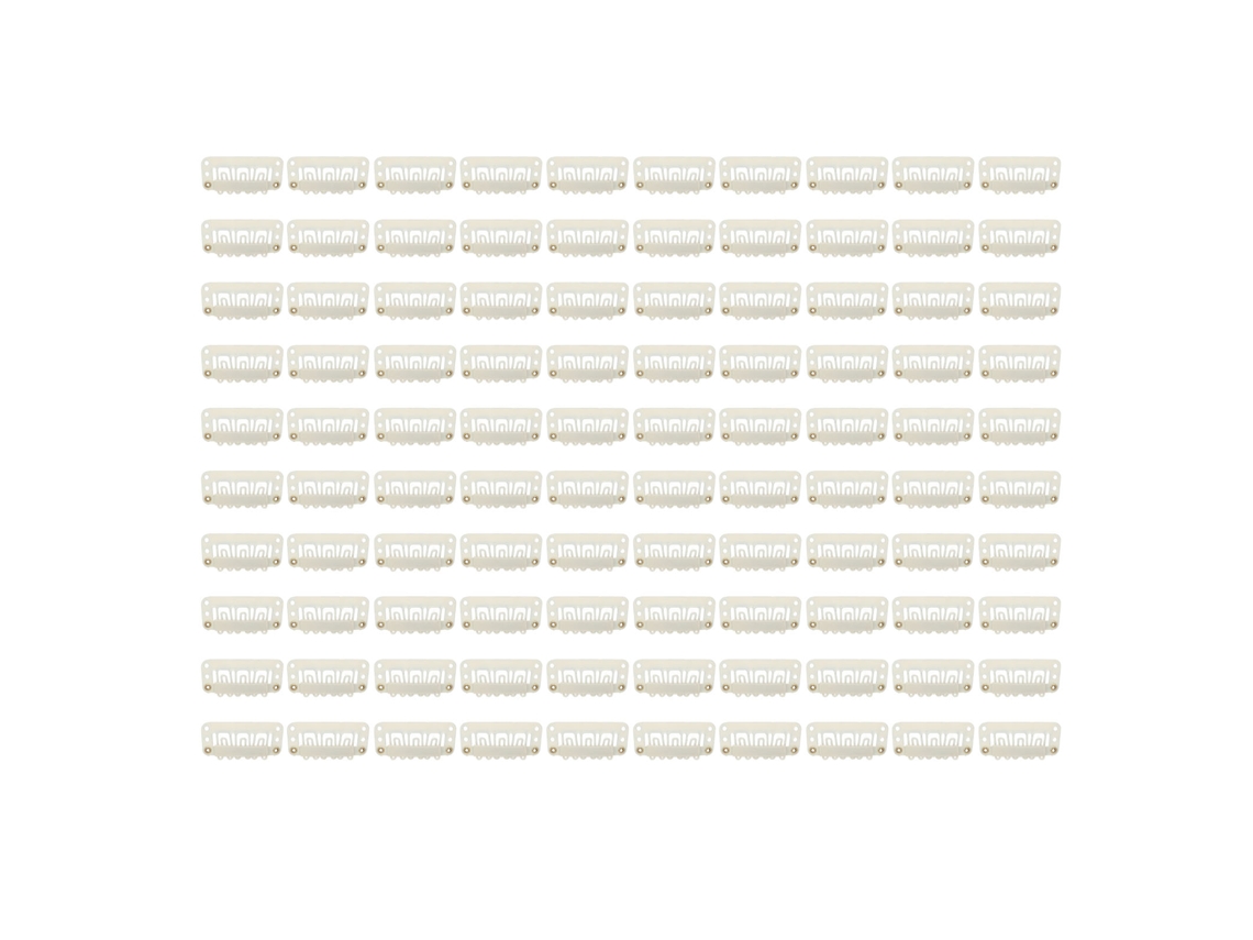 2026 100pcs Clips de Encaje En U Diy para Extensões de Cabelo, Clips Seguros e Duráveis para Perucas e Extensões