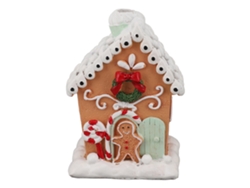 Casa De Jengibre Clásica De Resina: Un Exquisito Regalo Para La Decoración De La Mesa.