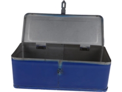 Caja de herramientas metálica de gran capacidad Slowmoose, para automoción y transporte.