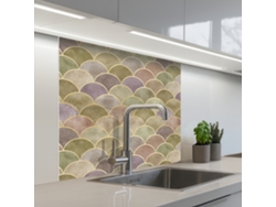 Paneles de protección contra salpicaduras para cocina Soft Kitchen Splash - Dorados - Coloridos 80x80 cm