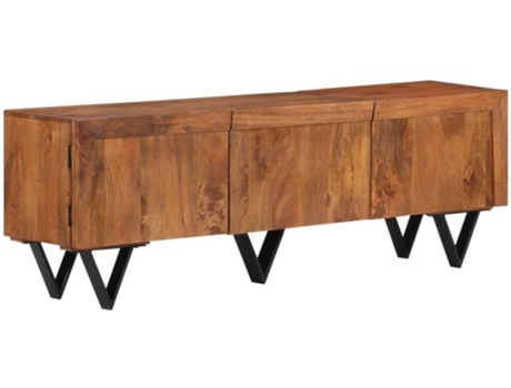 Mueble para la televisión VIDAXL Marrón Madera (140x30x45 cm)