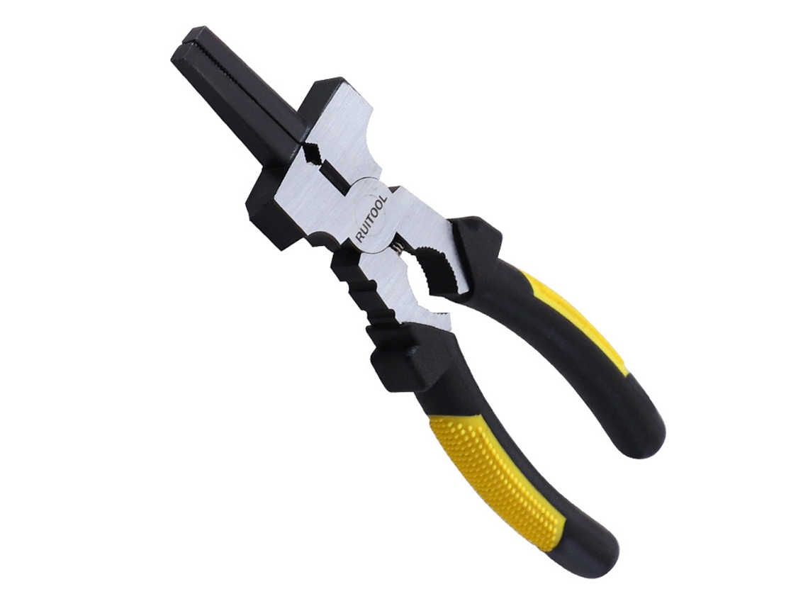 Pinza Para Electrodo Multifuncional De 7 Pulgadas Para Soldadura Tig/mig Con Una Apertura Máxima De 34 Mm.
