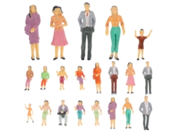 26 Minifiguras De Plástico, Decoración Para Casa De Muñecas, Estilo Variado.