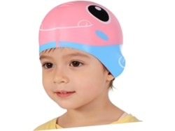 Gorro de natación de silicona impermeable