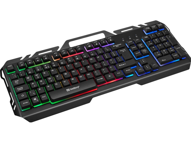 Teclado SANDBERG IronStorm (Con Cable - Layout UK - Teclado Numérico)