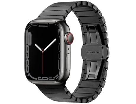 Pulsera De Titanio De Acero Inoxidable Para Apple Watch Series 5 44 Mm Negro