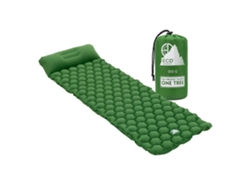 Esterilla De Camping Inflable Ecd Germany Ultraligera, Colchoneta De Aire Portátil Verde