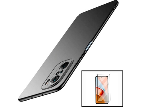 Kit Carcasa y Protector Xiaomi Redmi Note 10 Pro PHONECARE SlimShield Negro