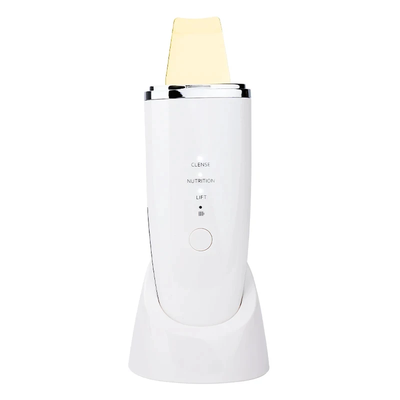 Limpiador Facial Ultrasónico Profesional (blanco), Elimina Puntos Negros Y Exfolia.