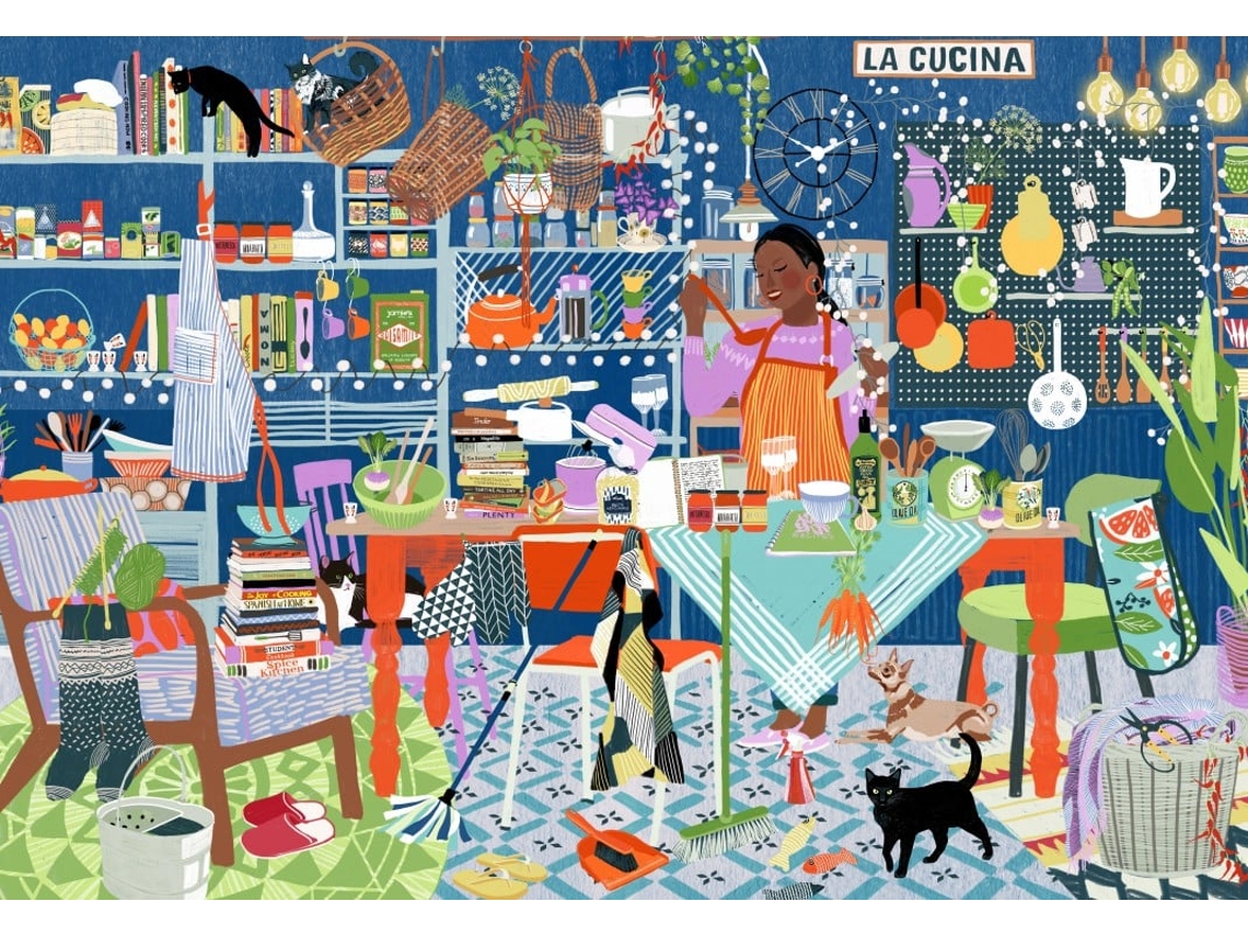 Pieces Peace La Cucina Rompecabezas de 1000 piezas para divertirse en la cocina