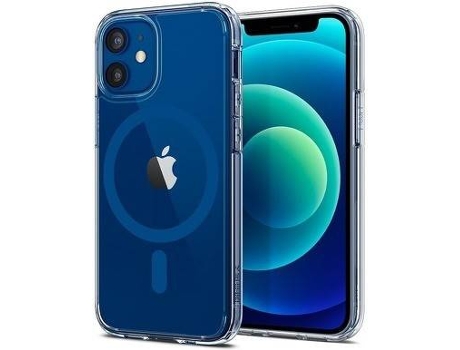 Carcasa Apple SPIGEN iPhone 12, 12 Pro Fino Covered Azul
