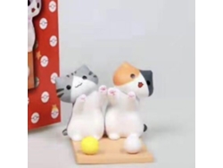 Suporte Para Celular Gato Fofo De Desenho Animado Versátil Em Pvc Seguro Para Mesa Smartphone Holder