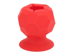 Recolector de chatarra portátil de silicona para estudiantes, herramienta de deshierbe de vinilo rojo