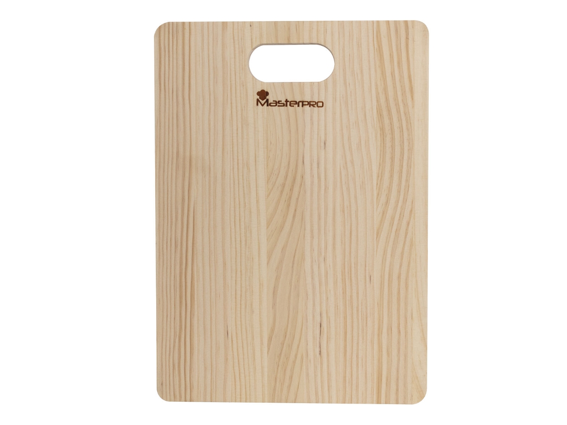 Tabla de cortar Masterpro Natural 35 x 25 x 3 cm Madera de pino 35 cm