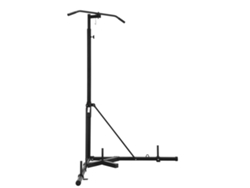 Soporte para saco de boxeo Succebuy con estructura de acero de 118 x 118 x 232 cm para gimnasio
