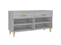 Zapatero MAISON EXCLUSIVE, Derivados de la Madera, Gris Sonoma, 102x35x55 cm