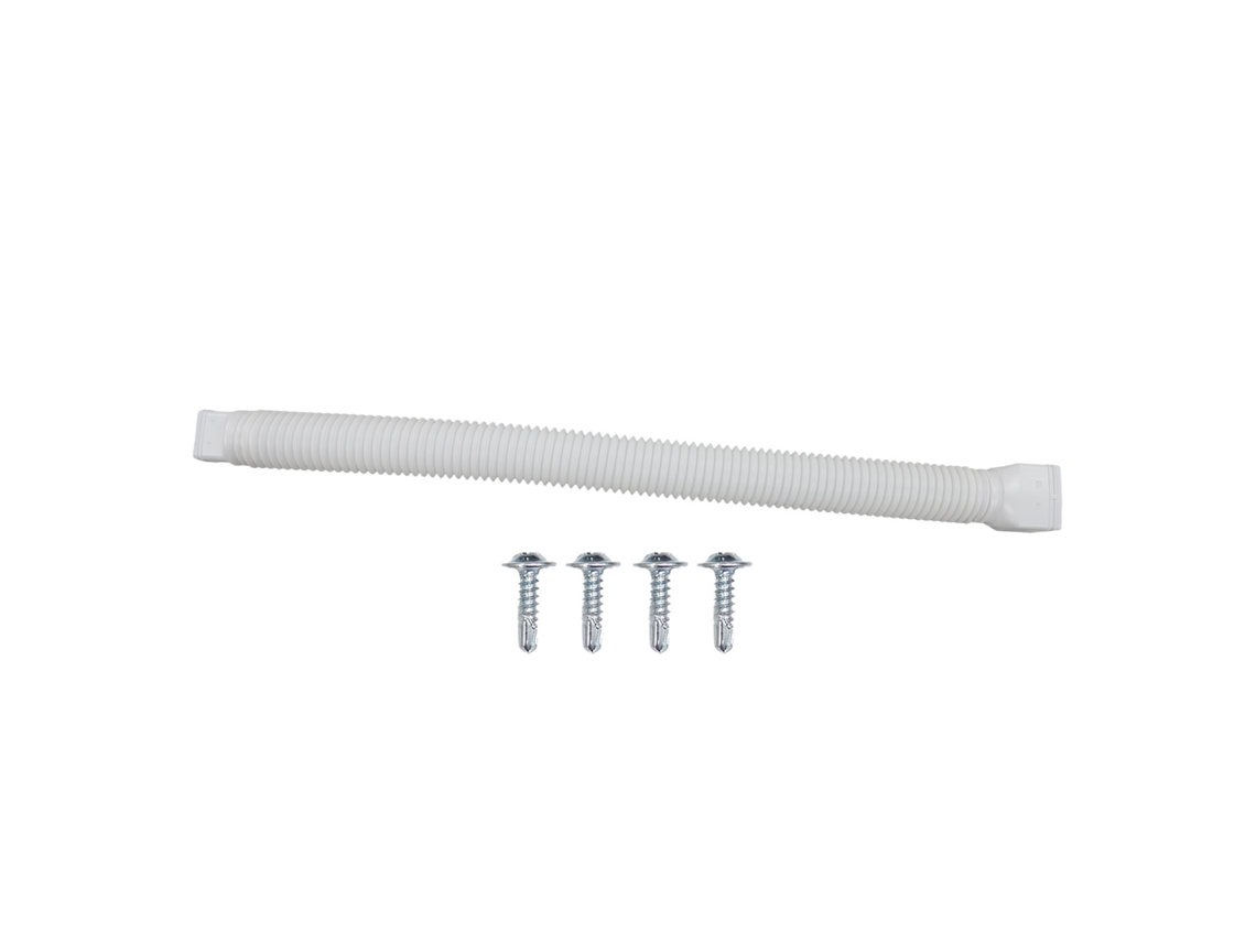 Extensión Telescópica Para Desagüe De Canaleta Retráctil, Fácil Conexión, Color Blanco, De 20 A 59 Pulgadas.
