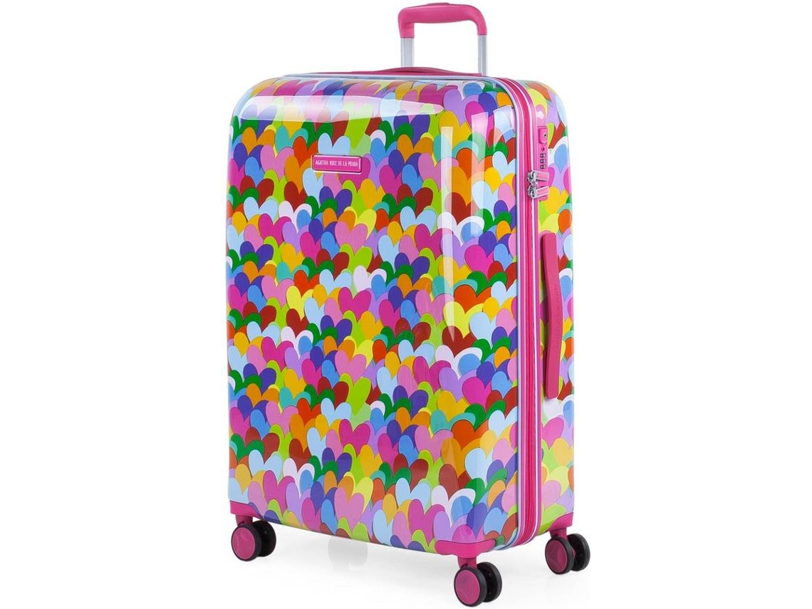 Maleta de Viaje AGATHA RUIZ DE LA PRADA 4 Ruedas Trolley Policarbonato (Mediana - 65 L - Rosa) Maleta de Viaje AGATHA RUIZ DE LA PRADA 4 Ruedas Trolley Policarbonato (Mediana - 65 L - Rosa)