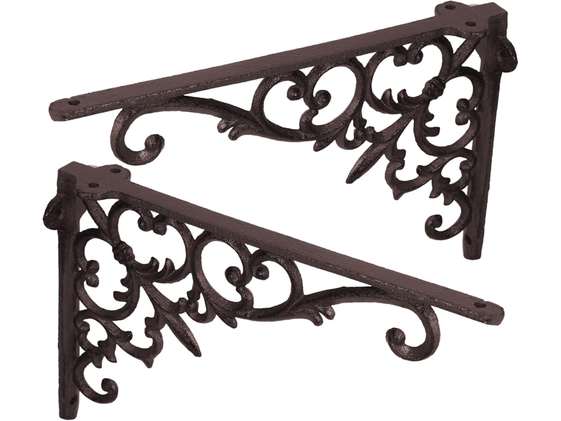 Soportes Acero Para Juego 2 Pared Resistente Decorativos Uso Cocina Sala