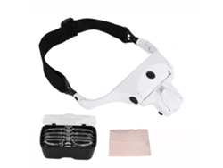 Lupa Portátil Con 2 Led, Recargable Por Usb, 5 Lentes Ajustables (1x-3.5x) Y Enfoque Variable.