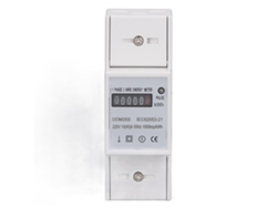 Medidor De Energía Digital Monofásico Para Riel Din 10-40a Dc220v Monitor Eléctrico
