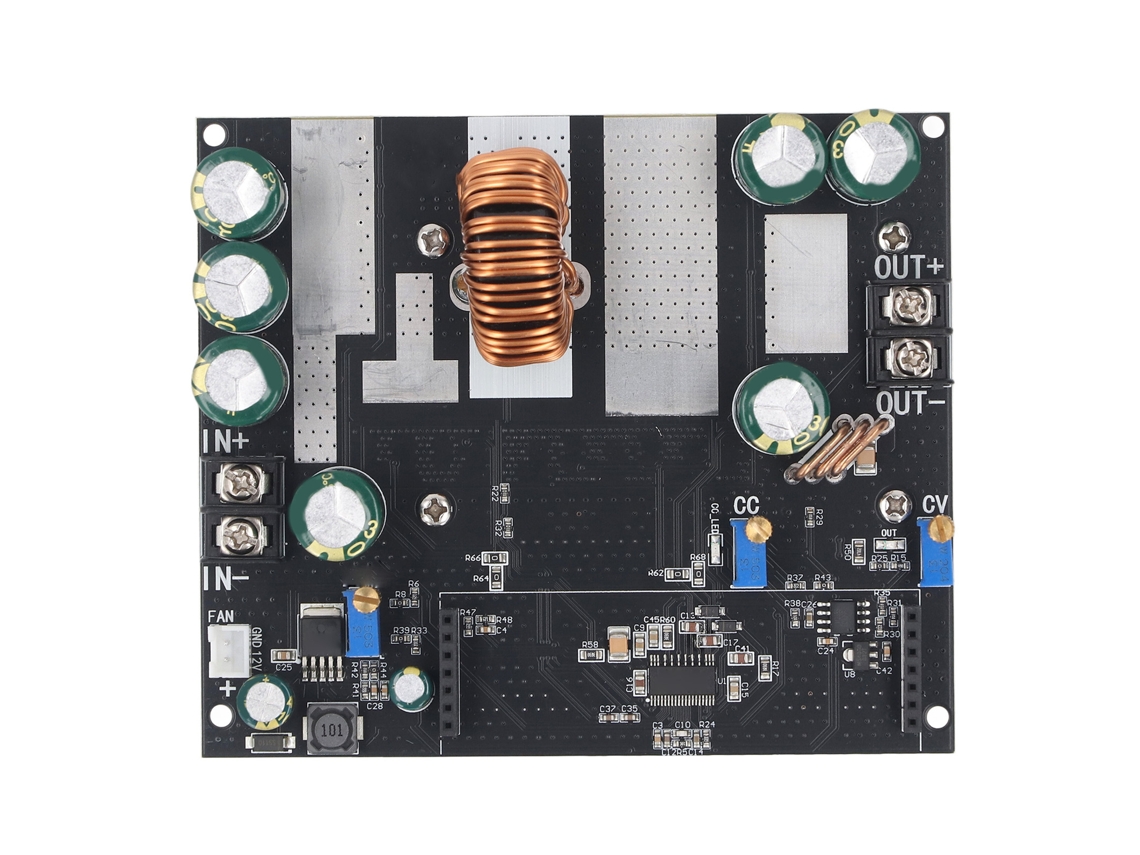Conversor Buck Boost 30a Dc6~80v A 1.3~78v Módulo Carga Solar Coche Mppt Regulador Automático