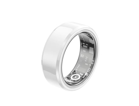 AUJEZON X1 Monitoreo de Salud Smart Ring Tracker Ip68 Impermeable Tamaño 7# Blanco