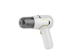 Aspiradora de mano inalámbrica para coche/hogar, portátil, gran succión, pequeña, 2 en 1, blanca Sfushos (aspira/sopla)