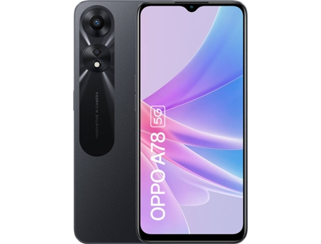 Smartphone OPPO A78 5G (6.56'' - 8 GB - 128 GB - Negro)