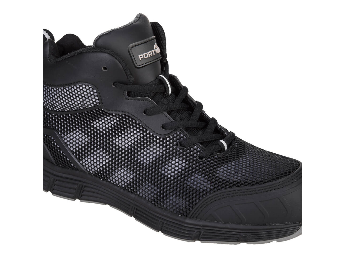 Bota Portwest Compositelite Derwent S1p: Confort Y Seguridad Negro Gris / 39