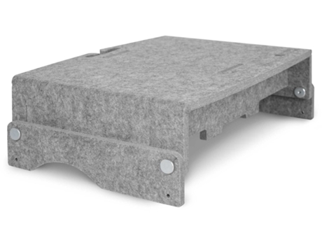 Soporte para Monitor BAKKERELKHUIZEN Q-Riser 110 Circular 43.2cm 17 Gris