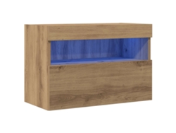 Maison Exclusive - Mueble De Tv Montado En La Pared Roble Artisan 60 X 30 X 40 Cm