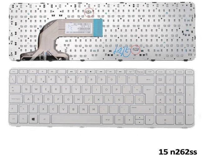 Teclado para Portátil HP Pavilion 15-N262Ss