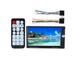 Reprodutor De Mp5 Para Carro 7 Polegadas Bluetooth Tela Touch Hd Multimídia Com Controle Remoto