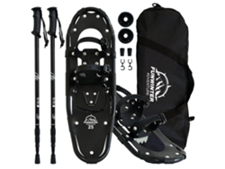 Opwss0007funwater Raquetas Nieve 21/25/30" Ligeras Bolsa Transporte Bastones Trekking Aluminio Antideslizantes Ajustables Senderismo Nieve